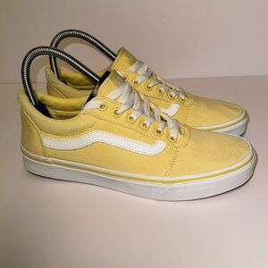 Vans Shoes Womens 7 Old Skool Classic Skate Sneakers Lace Up 500714 Yellow
